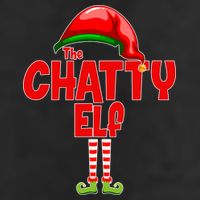 The Chatty Elf Christmas 7 Panel Mesh Trucker Snapback Hat