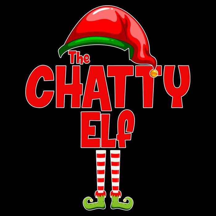 The Chatty Elf Christmas Sustainable Bucket Hat
