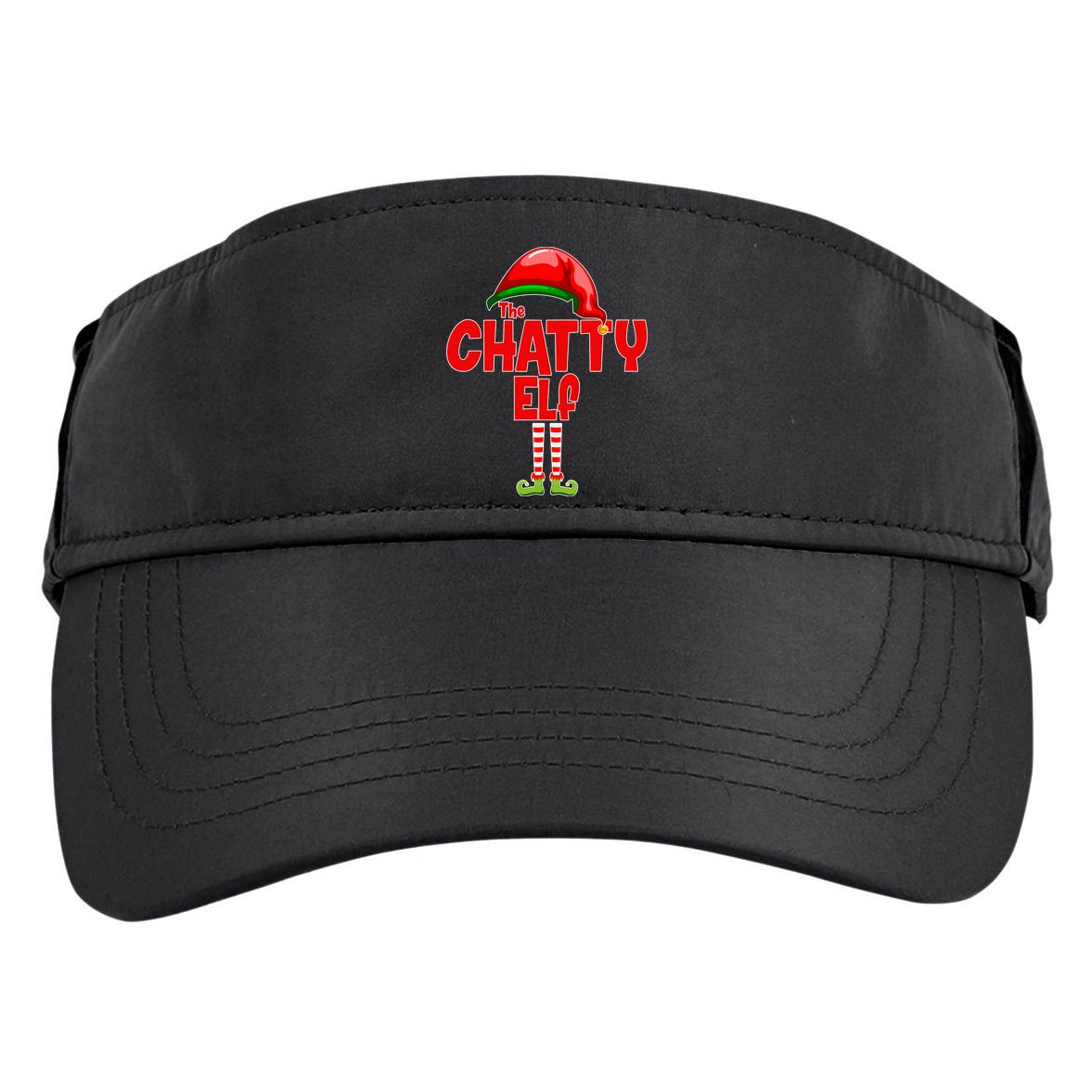 The Chatty Elf Christmas Adult Drive Performance Visor