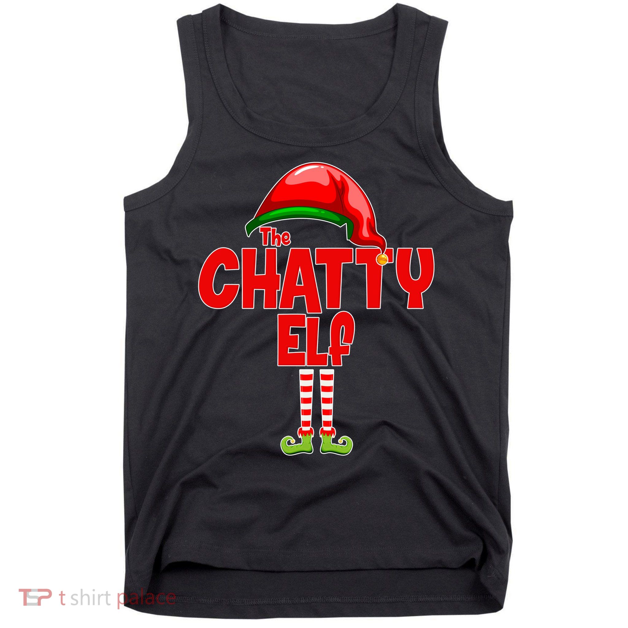 The Chatty Elf Christmas Tank Top