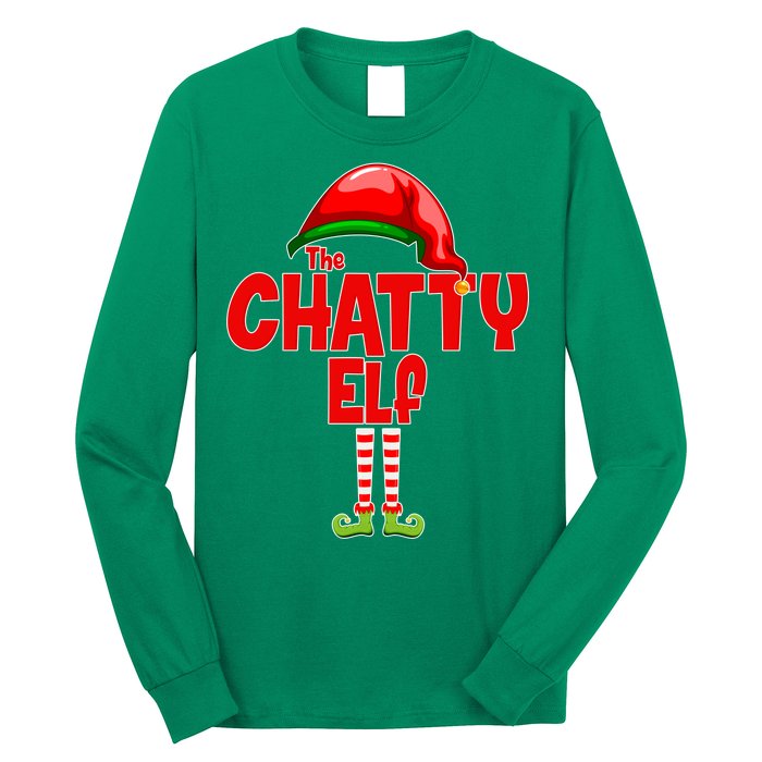 The Chatty Elf Christmas Long Sleeve Shirt