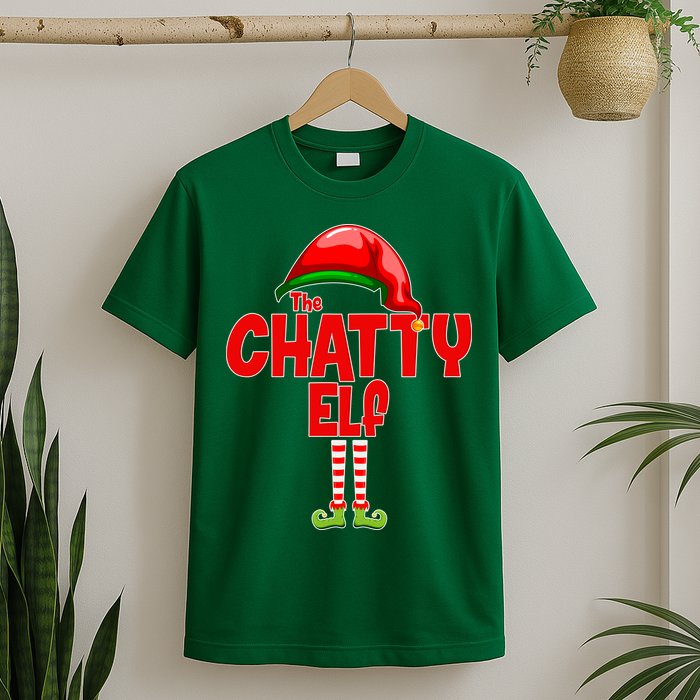 The Chatty Elf Christmas T-Shirt