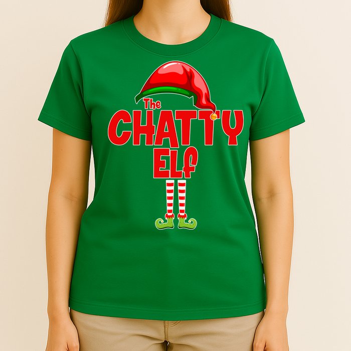 The Chatty Elf Christmas T-Shirt