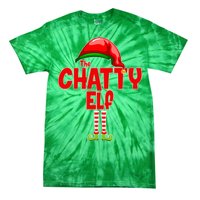 The Chatty Elf Christmas Tie-Dye T-Shirt