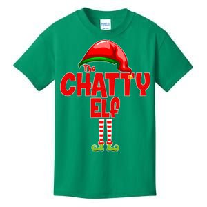 The Chatty Elf Christmas Kids T-Shirt