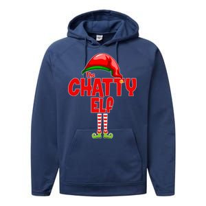 The Chatty Elf Christmas Performance Fleece Hoodie