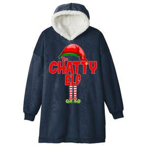 The Chatty Elf Christmas Hooded Wearable Blanket