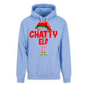 The Chatty Elf Christmas Unisex Surf Hoodie