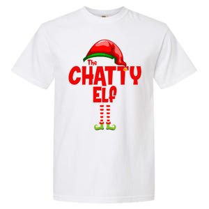 The Chatty Elf Christmas Garment-Dyed Heavyweight T-Shirt