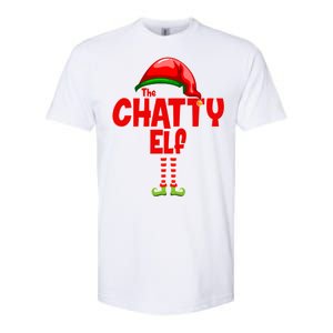 The Chatty Elf Christmas Softstyle CVC T-Shirt