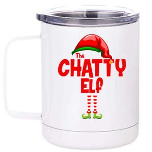 The Chatty Elf Christmas 12 oz Stainless Steel Tumbler Cup