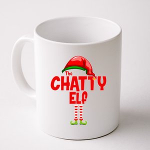 The Chatty Elf Christmas Coffee Mug