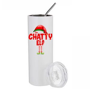 The Chatty Elf Christmas Stainless Steel Tumbler