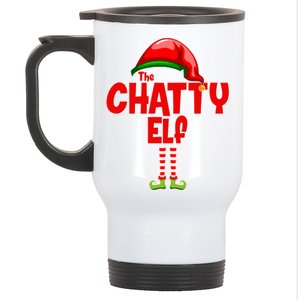 The Chatty Elf Christmas Stainless Steel Travel Mug