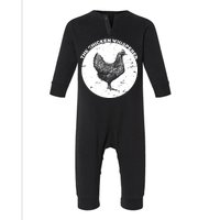 The Chicken Whisperer  Infant Fleece One Piece