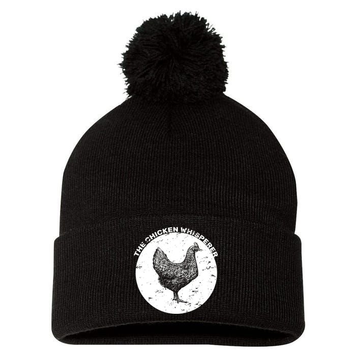 The Chicken Whisperer  Pom Pom 12in Knit Beanie