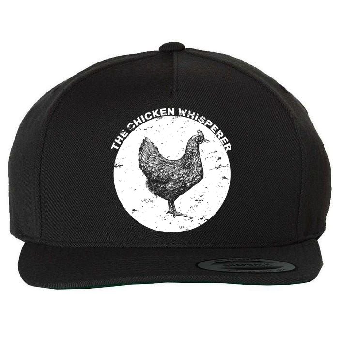 The Chicken Whisperer  Wool Snapback Cap