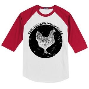 The Chicken Whisperer  Kids Colorblock Raglan Jersey