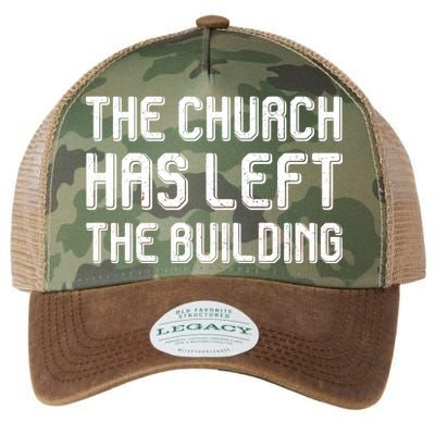 The Church Has Left The Building Legacy Tie Dye Trucker Hat