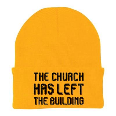 The Church Has Left The Building Knit Cap Winter Beanie