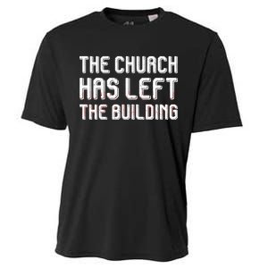 The Church Has Left The Building Cooling Performance Crew T-Shirt