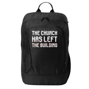 The Church Has Left The Building City Backpack