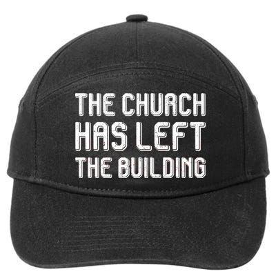 The Church Has Left The Building 7-Panel Snapback Hat