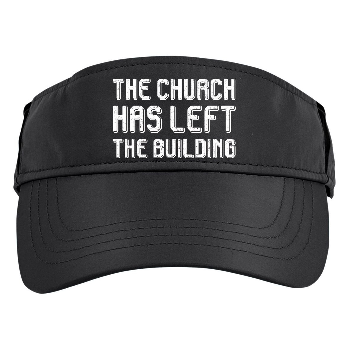 The Church Has Left The Building Adult Drive Performance Visor