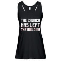 The Church Has Left The Building Ladies Essential Flowy Tank