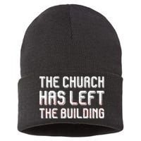 The Church Has Left The Building Sustainable Knit Beanie