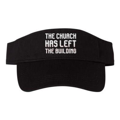 The Church Has Left The Building Valucap Bio-Washed Visor