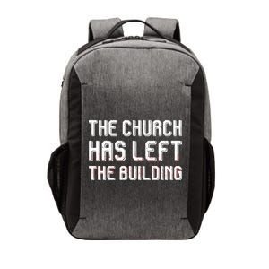 The Church Has Left The Building Vector Backpack