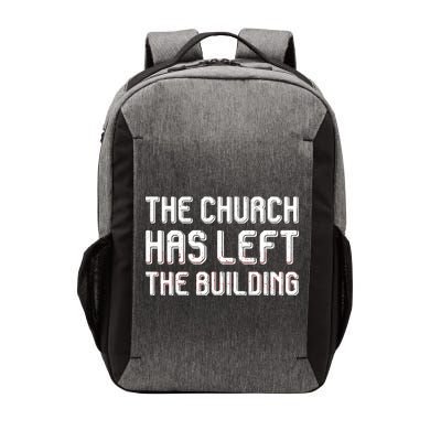 The Church Has Left The Building Vector Backpack