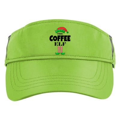 The Coffee Elf Family Matching Christmas Adult Drive Performance Visor