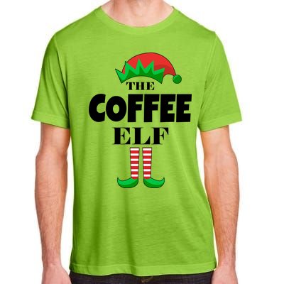 The Coffee Elf Family Matching Christmas Adult ChromaSoft Performance T-Shirt