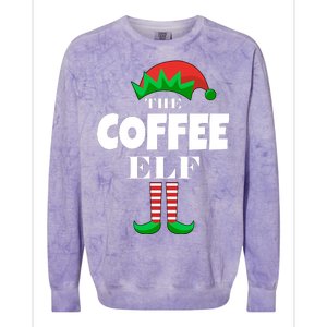 The Coffee Elf Family Matching Christmas Colorblast Crewneck Sweatshirt