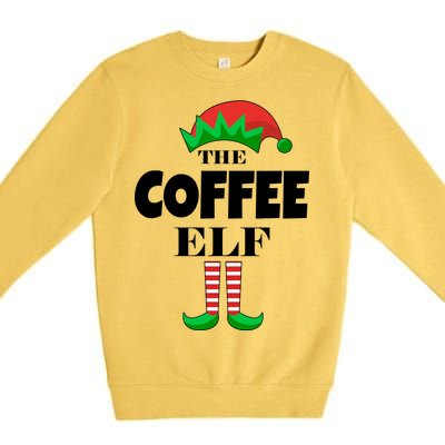 The Coffee Elf Family Matching Christmas Premium Crewneck Sweatshirt