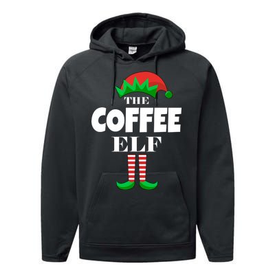 The Coffee Elf Family Matching Christmas Performance Fleece Hoodie