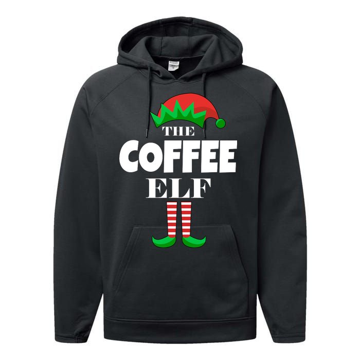 The Coffee Elf Family Matching Christmas Performance Fleece Hoodie