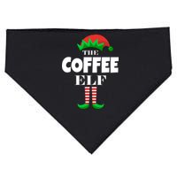 The Coffee Elf Family Matching Christmas USA-Made Doggie Bandana