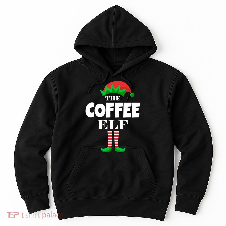 The Coffee Elf Family Matching Christmas Hoodie