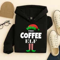 The Coffee Elf Family Matching Christmas Hoodie