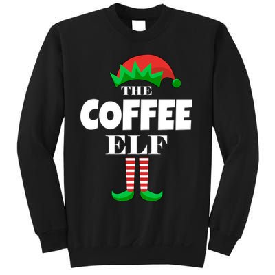 The Coffee Elf Family Matching Christmas Sweatshirt