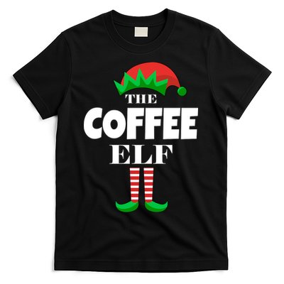 The Coffee Elf Family Matching Christmas T-Shirt