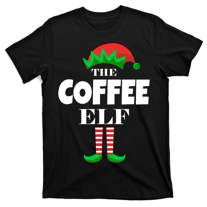 The Coffee Elf Family Matching Christmas T-Shirt