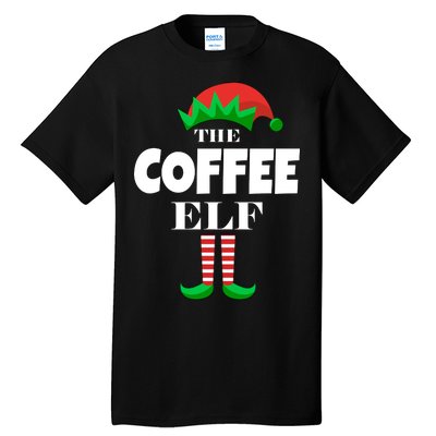 The Coffee Elf Family Matching Christmas Tall T-Shirt