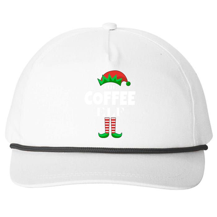 The Coffee Elf Family Matching Christmas Snapback Five-Panel Rope Hat