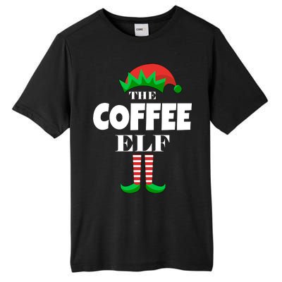 The Coffee Elf Family Matching Christmas Tall Fusion ChromaSoft Performance T-Shirt