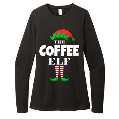 The Coffee Elf Family Matching Christmas Womens CVC Long Sleeve Shirt