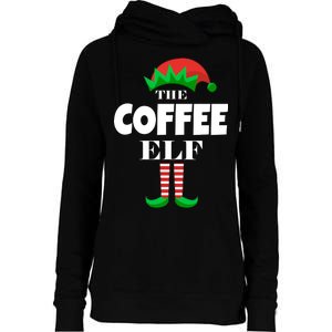 The Coffee Elf Family Matching Christmas Womens Funnel Neck Pullover Hood